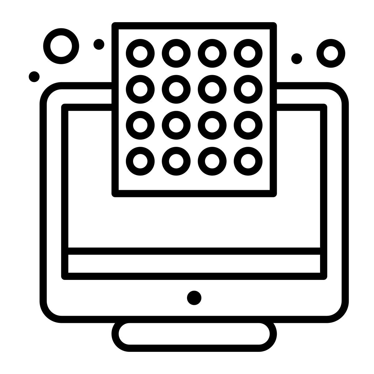 schermo del computer icon