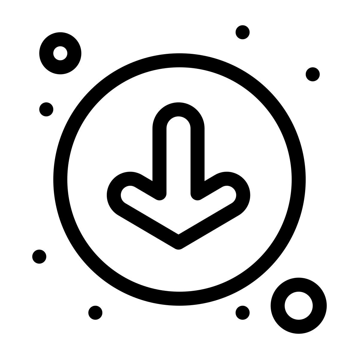 pfeil nach unten icon