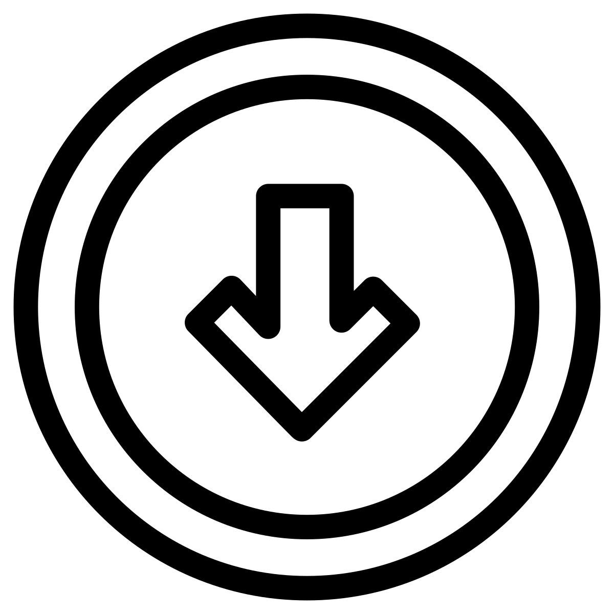 down arrow icon