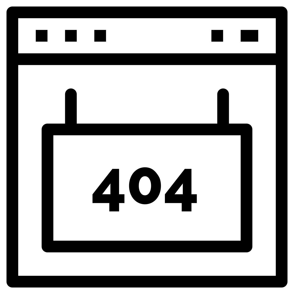 error 404 icon