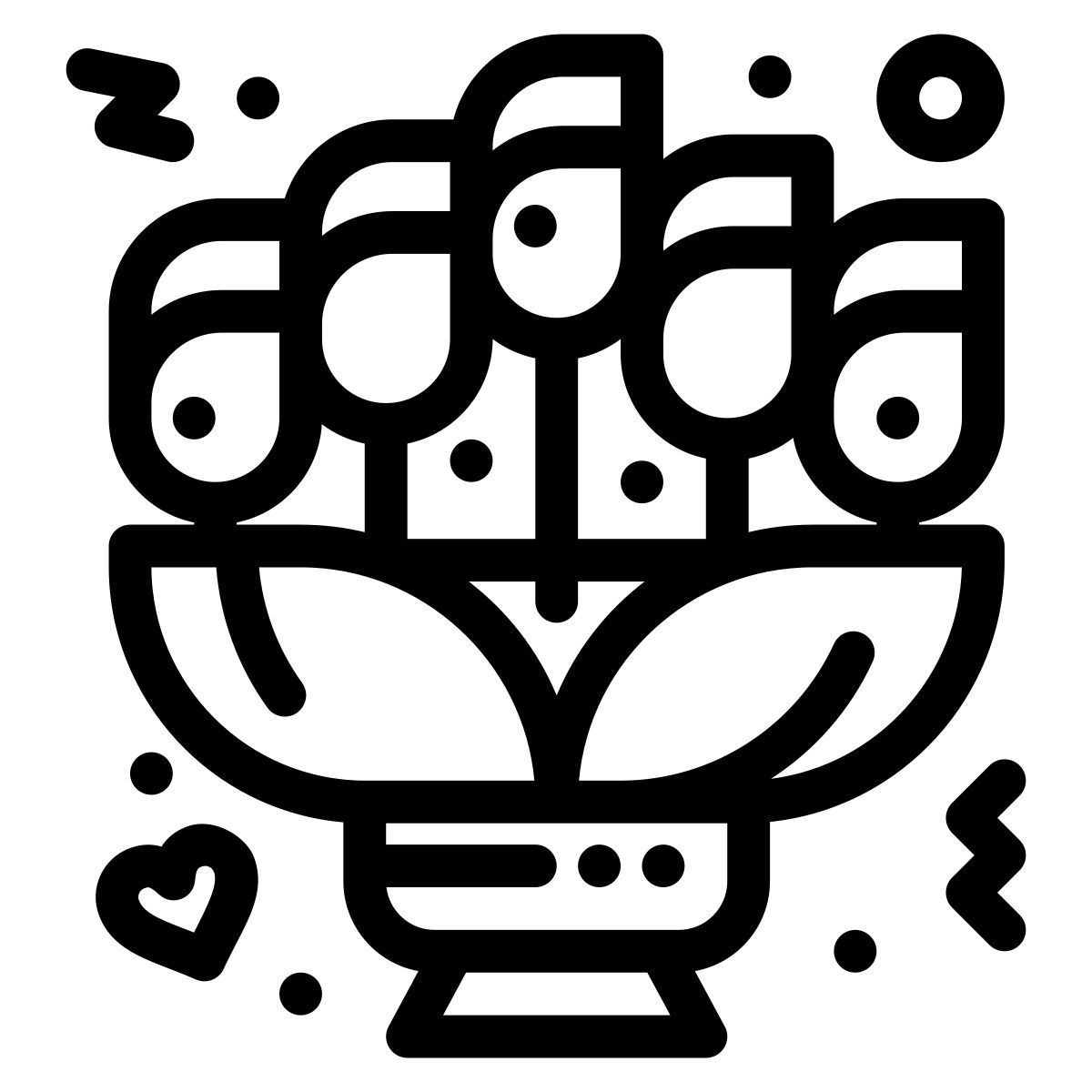 buquê de flores icon