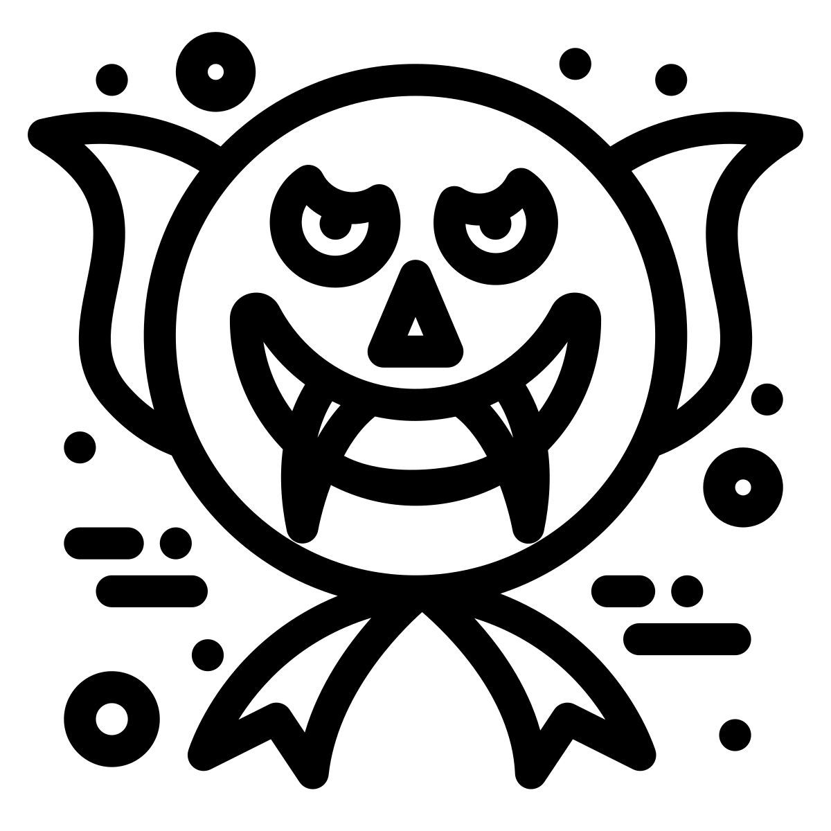 vampire face icon