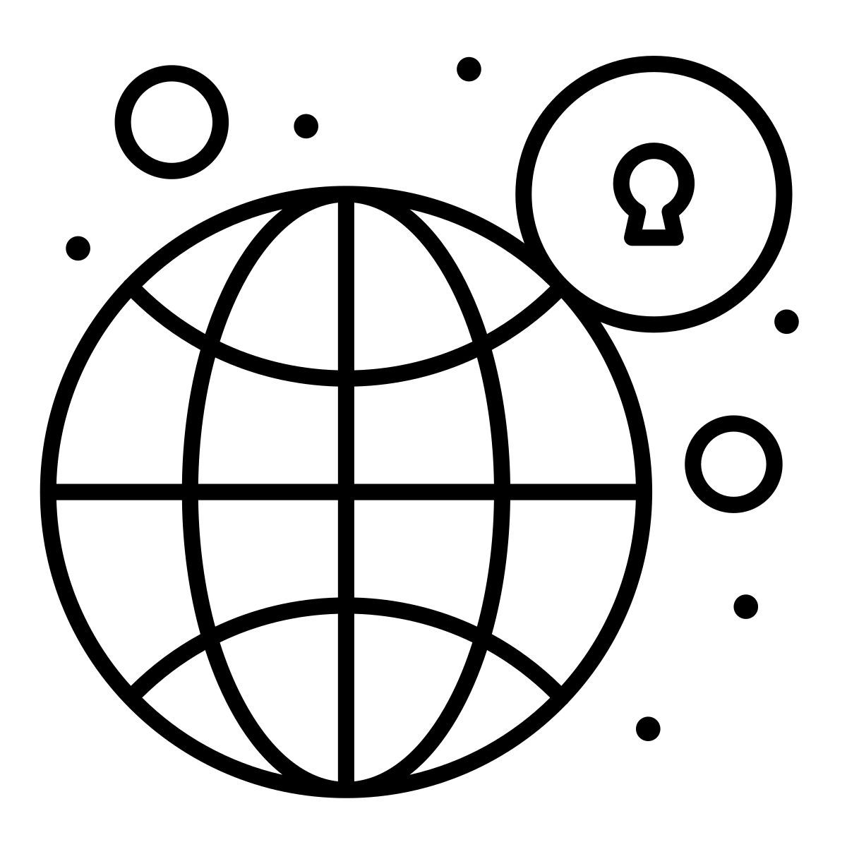 conexão global icon