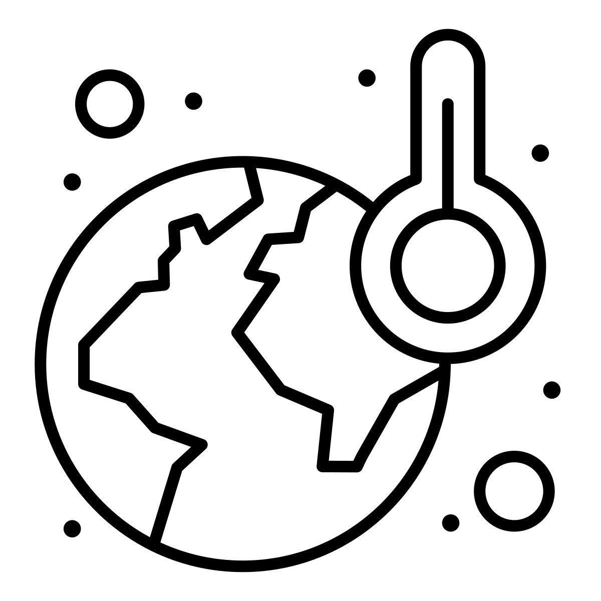 il riscaldamento globale icon