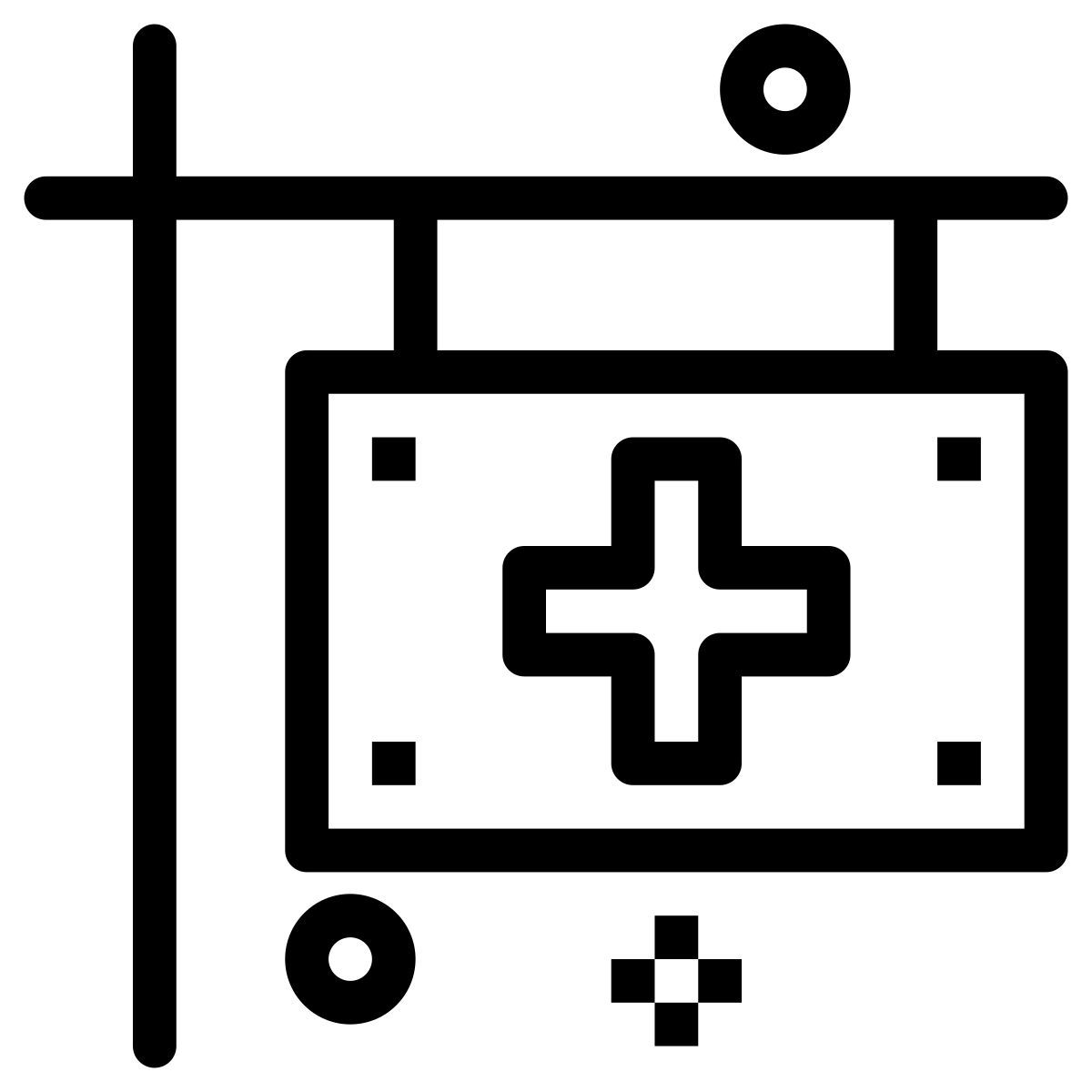 panneau d'hôpital icon