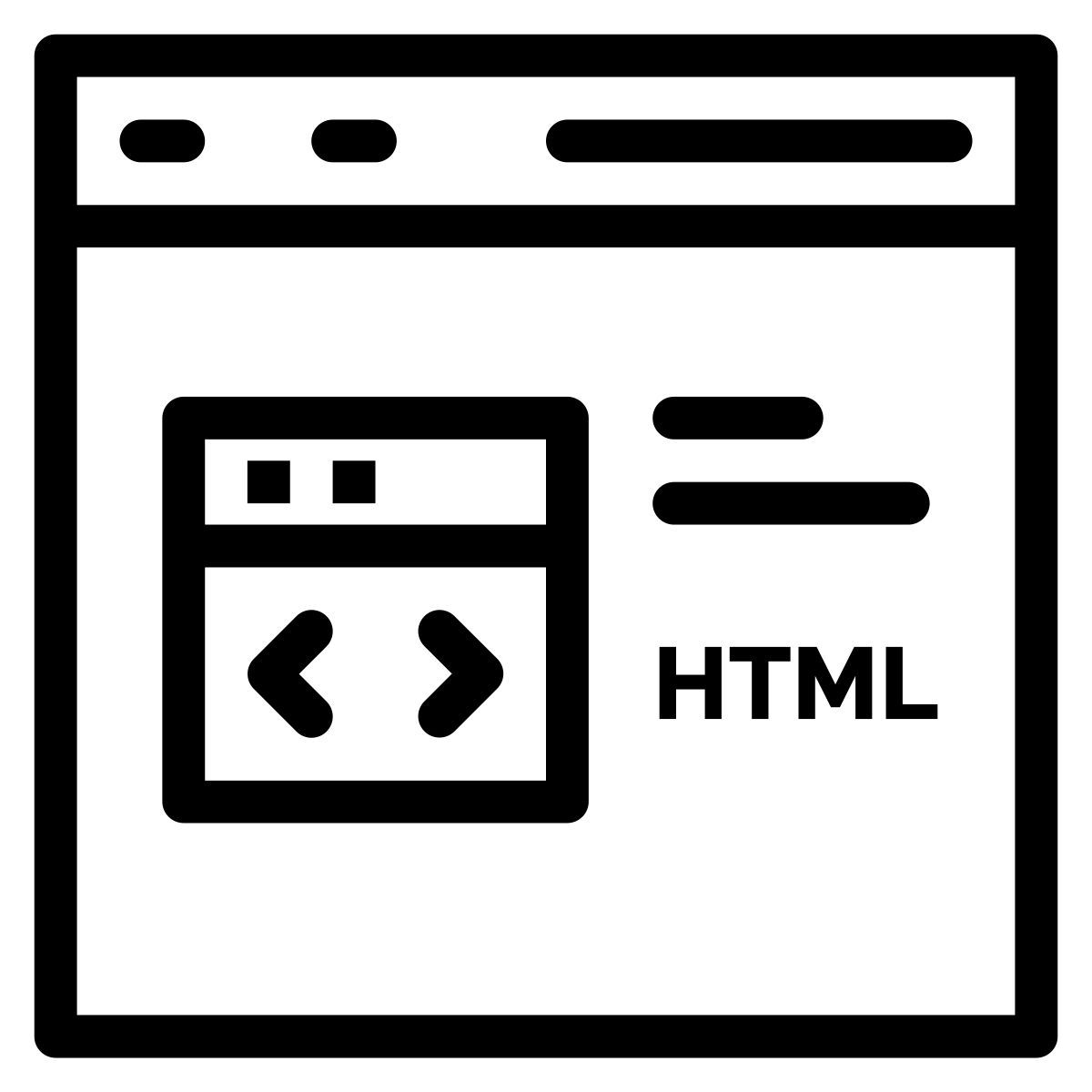 html icon