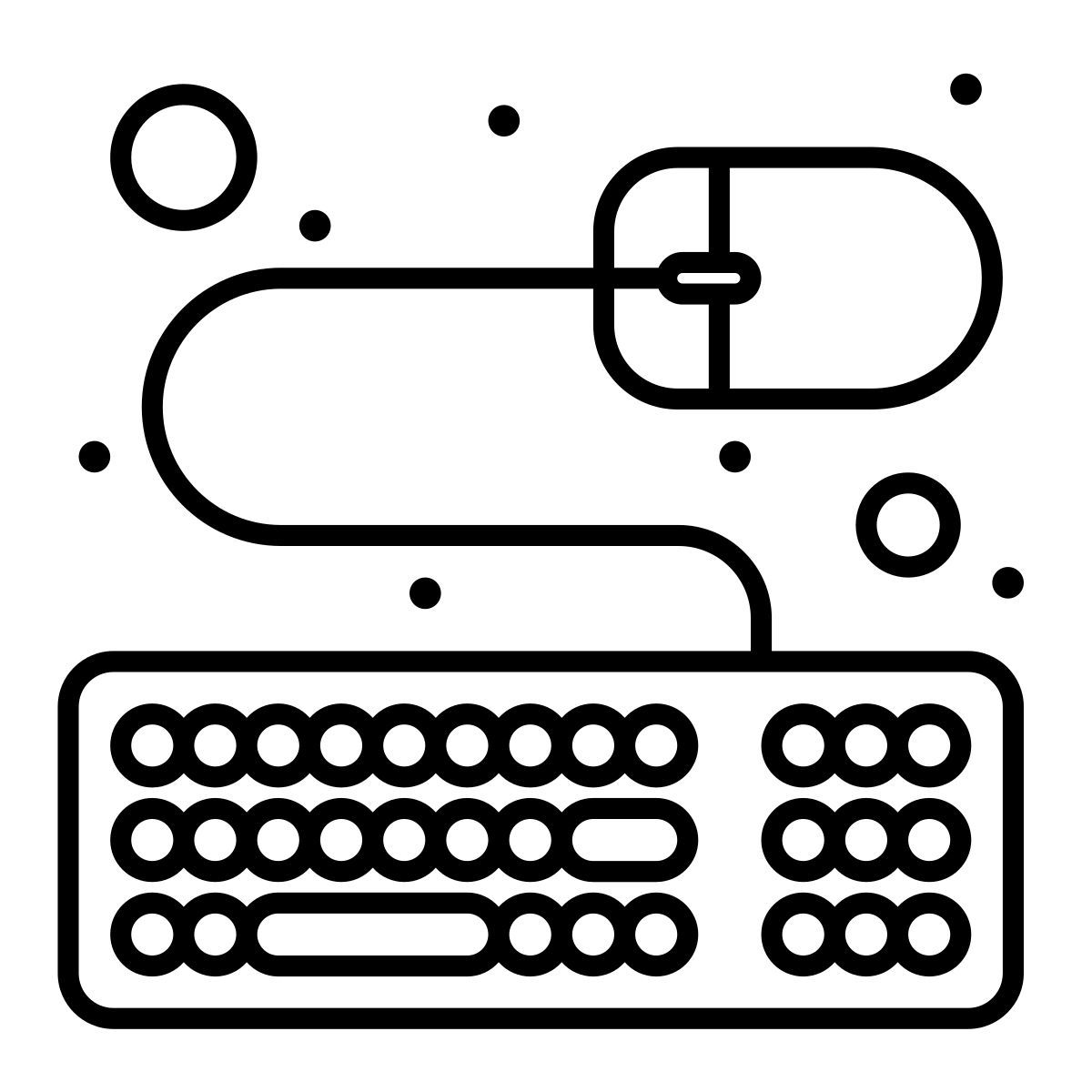 tastiera e mouse icon