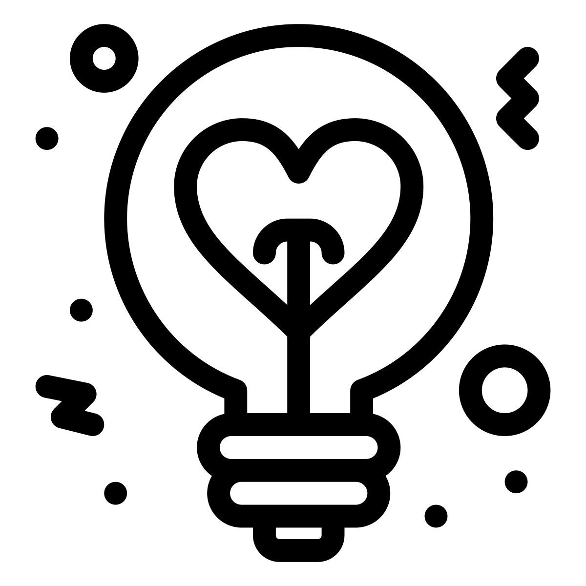 lâmpada globular icon