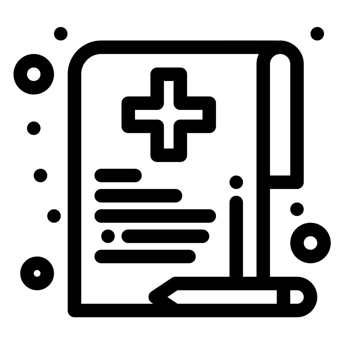 medizinischer bericht icon