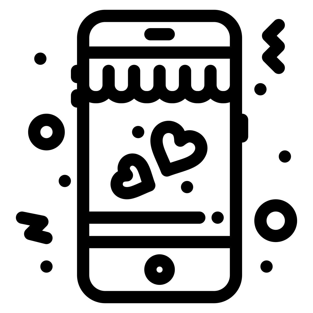 携帯電話 icon