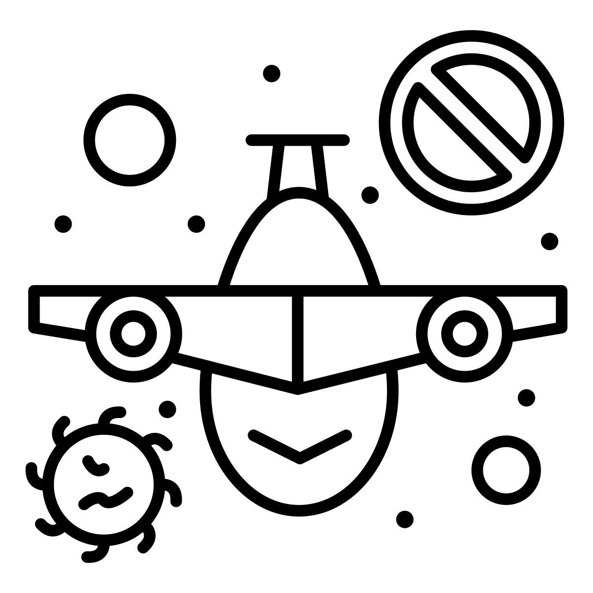 kein flug icon
