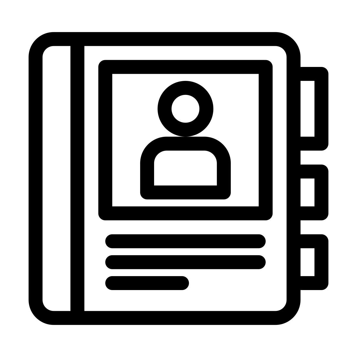 phone book icon
