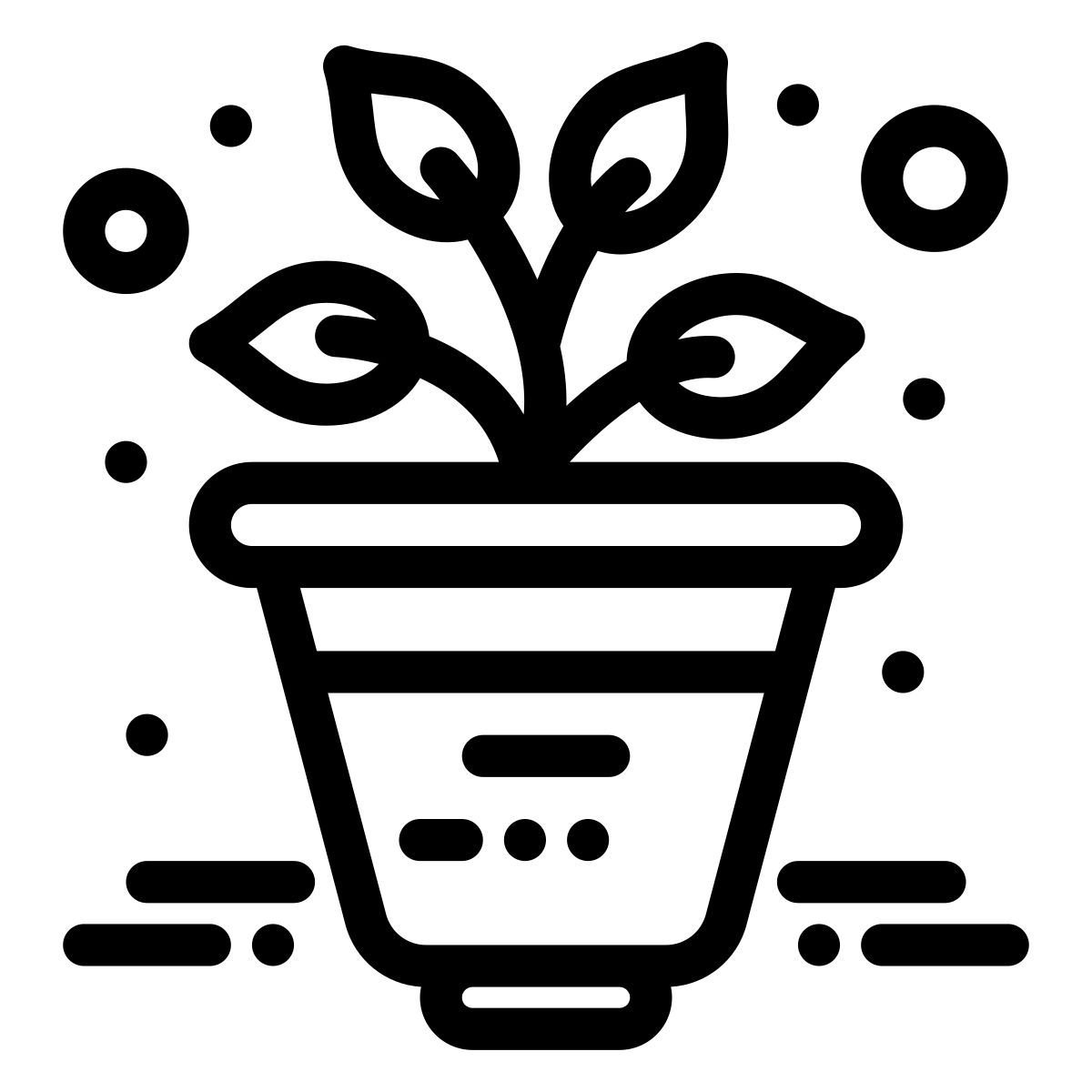 pflanze in der sonne icon