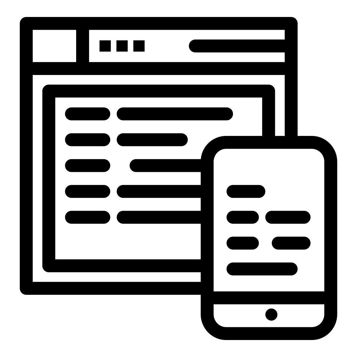 diseño responsivo icon