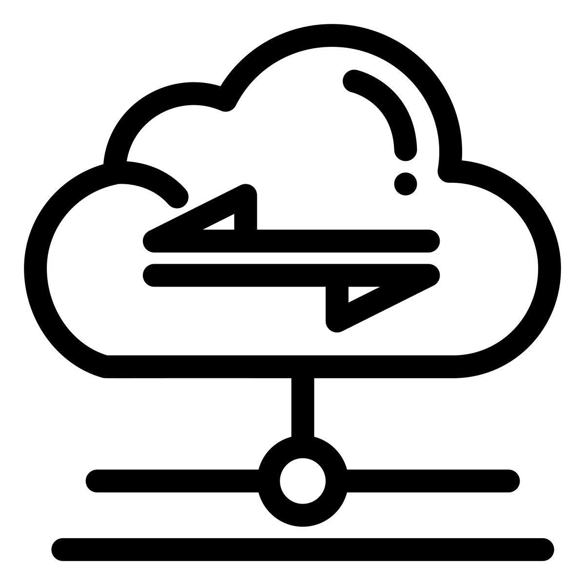 send and recieve data icon