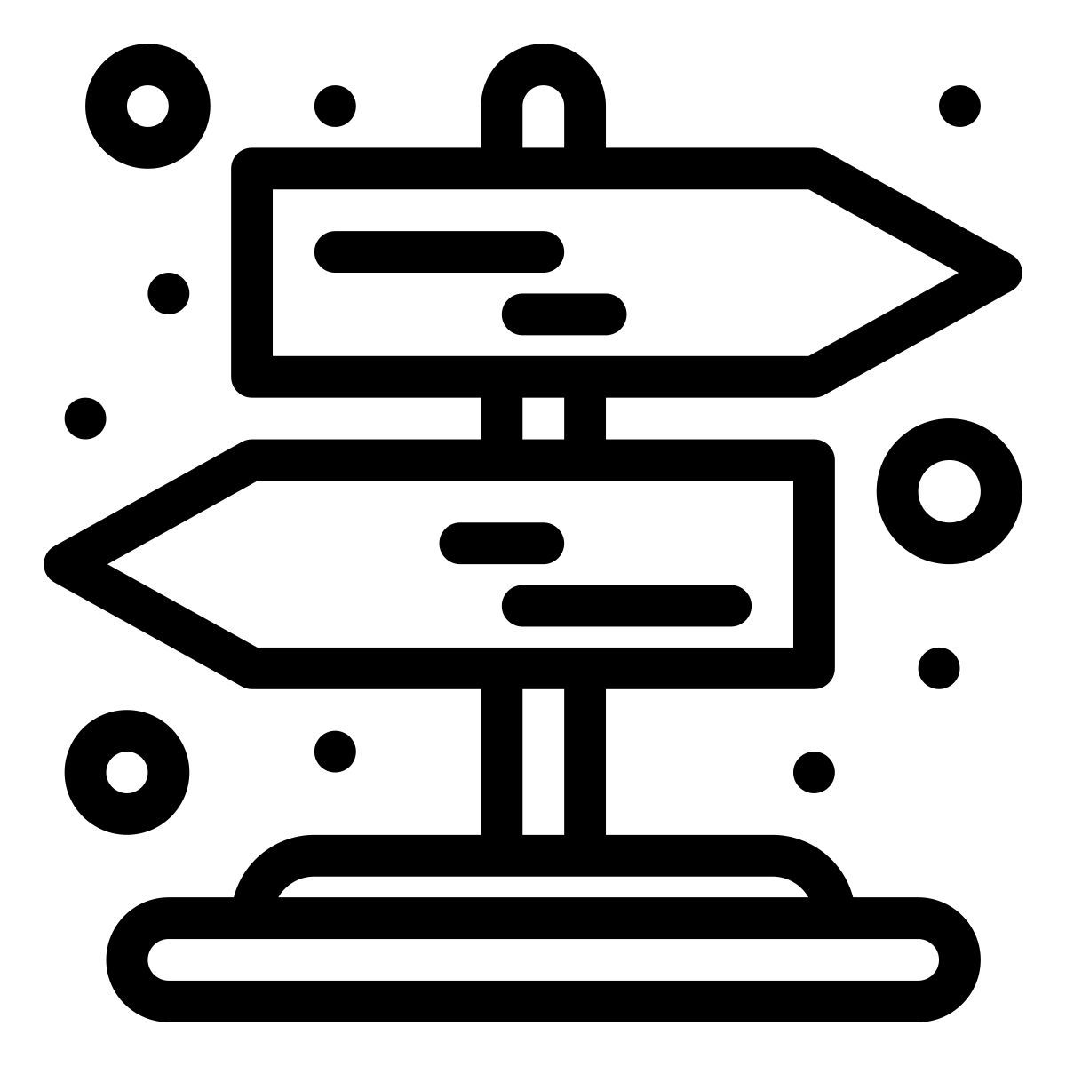 poteau indicateur icon