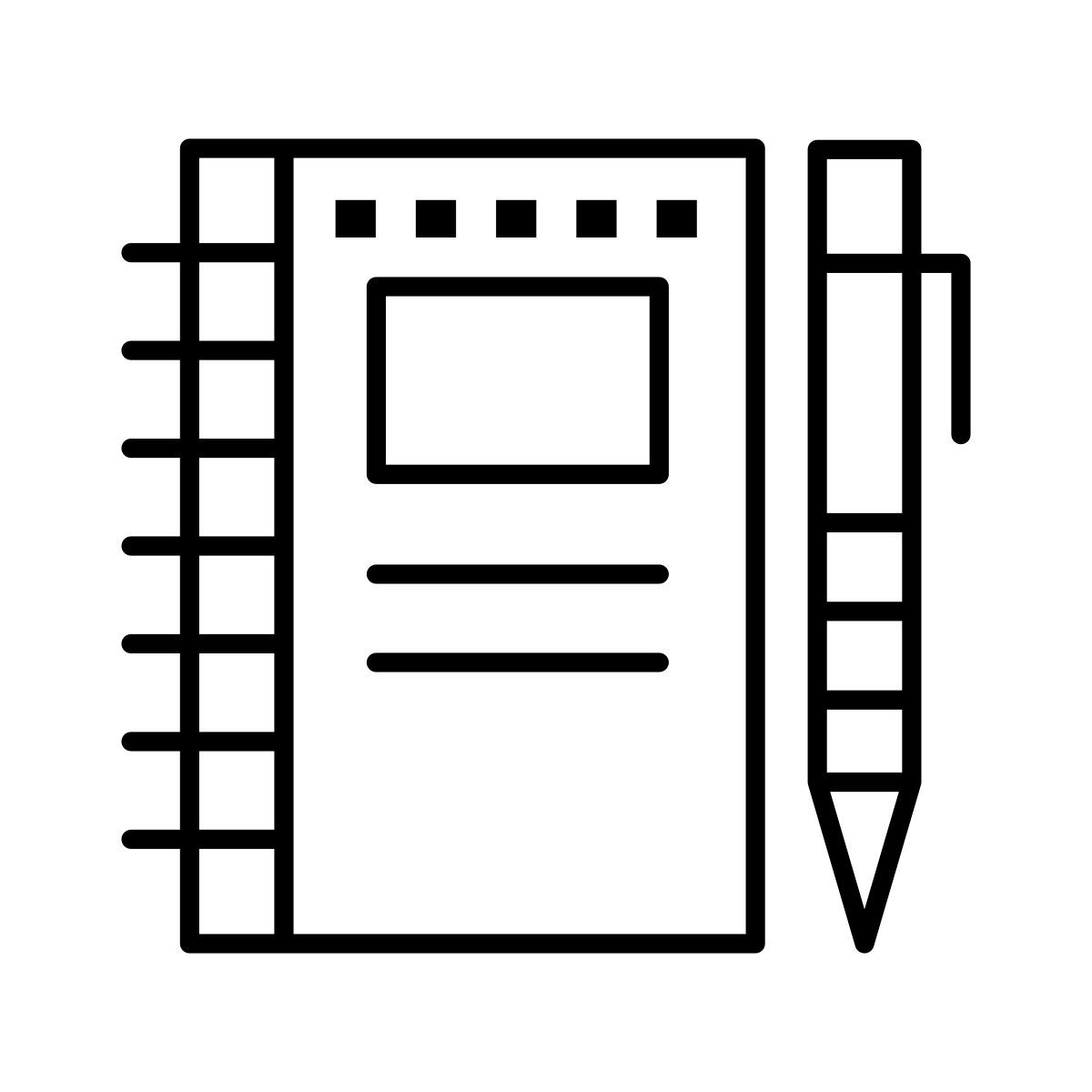 caderno de esboços icon