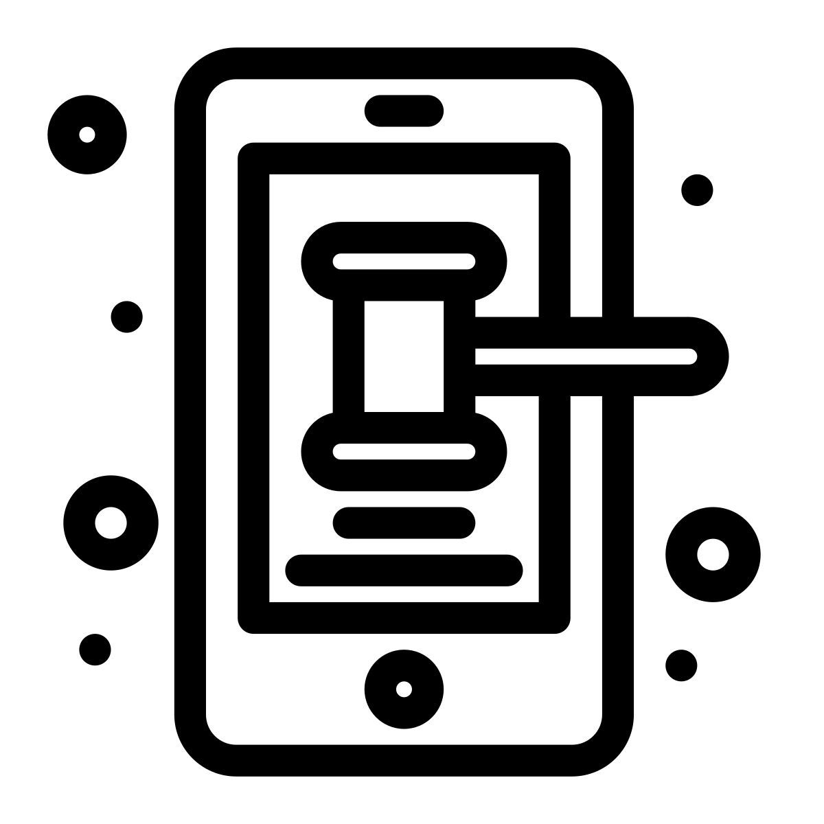 スマートフォン icon