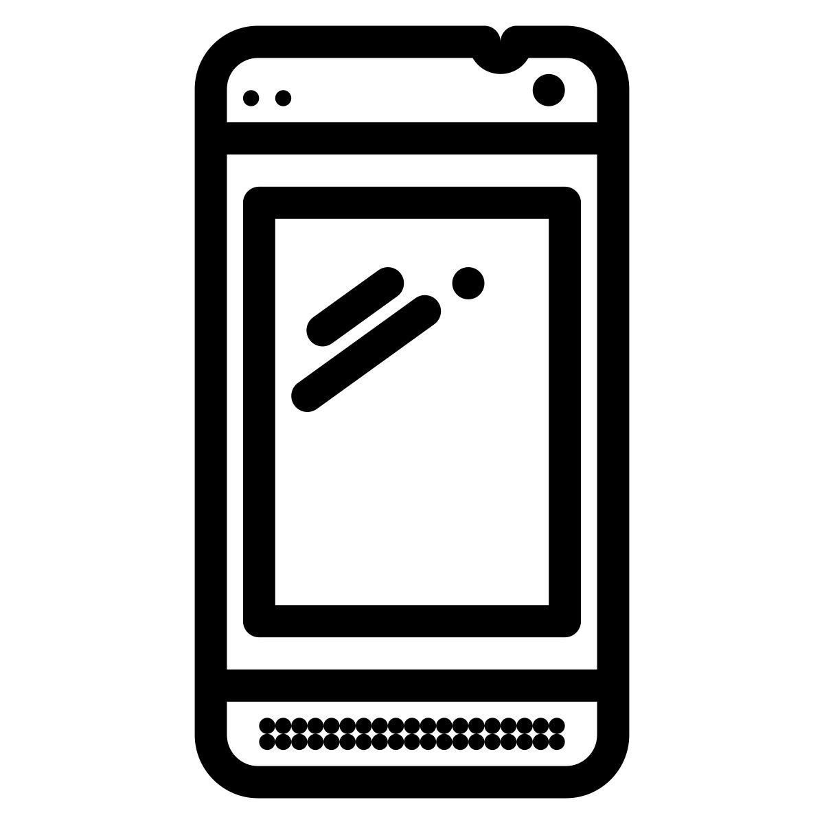 スマートフォン icon