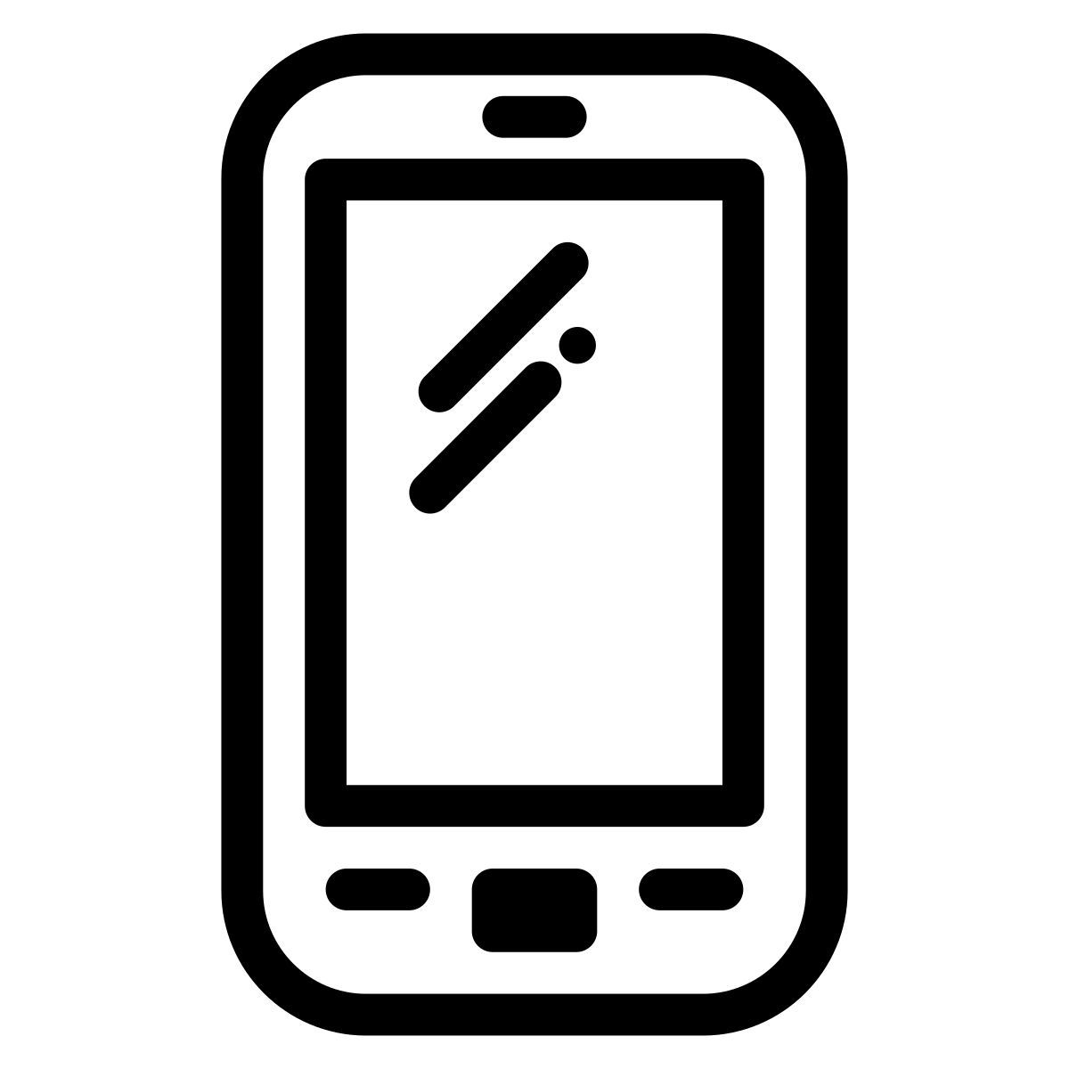 スマートフォン icon