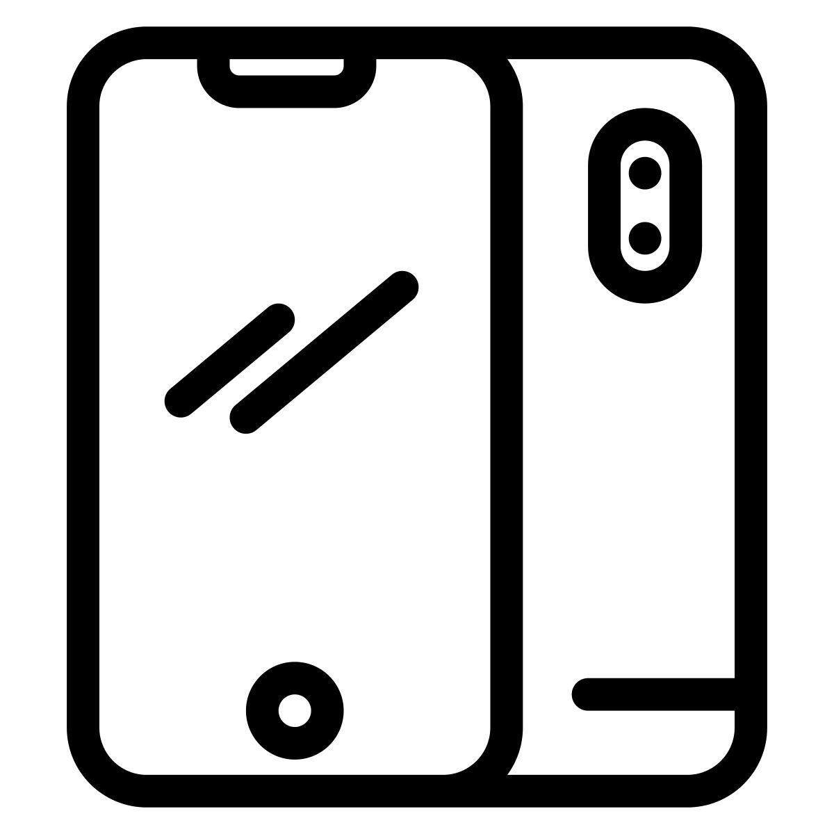 スマートフォン icon