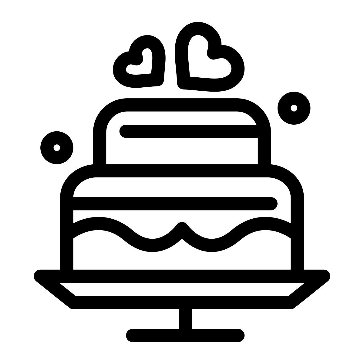 wedding cake icon