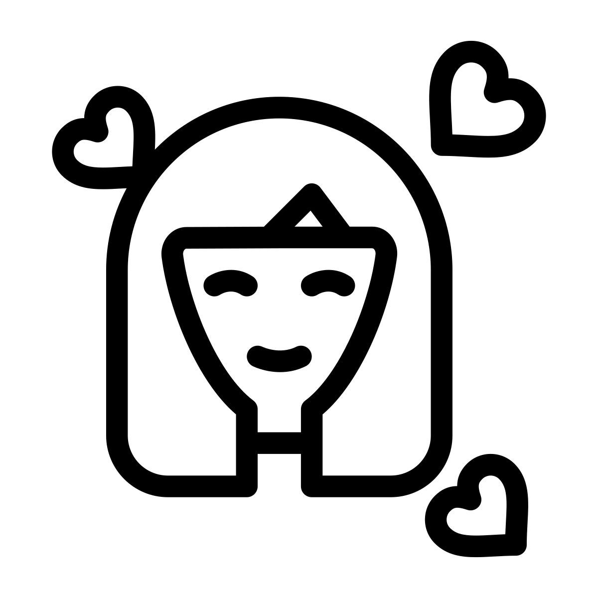mulher em pé icon