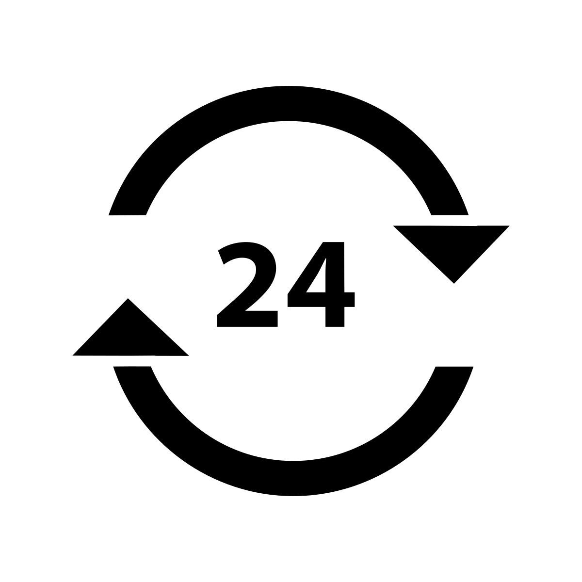 24 hours icon
