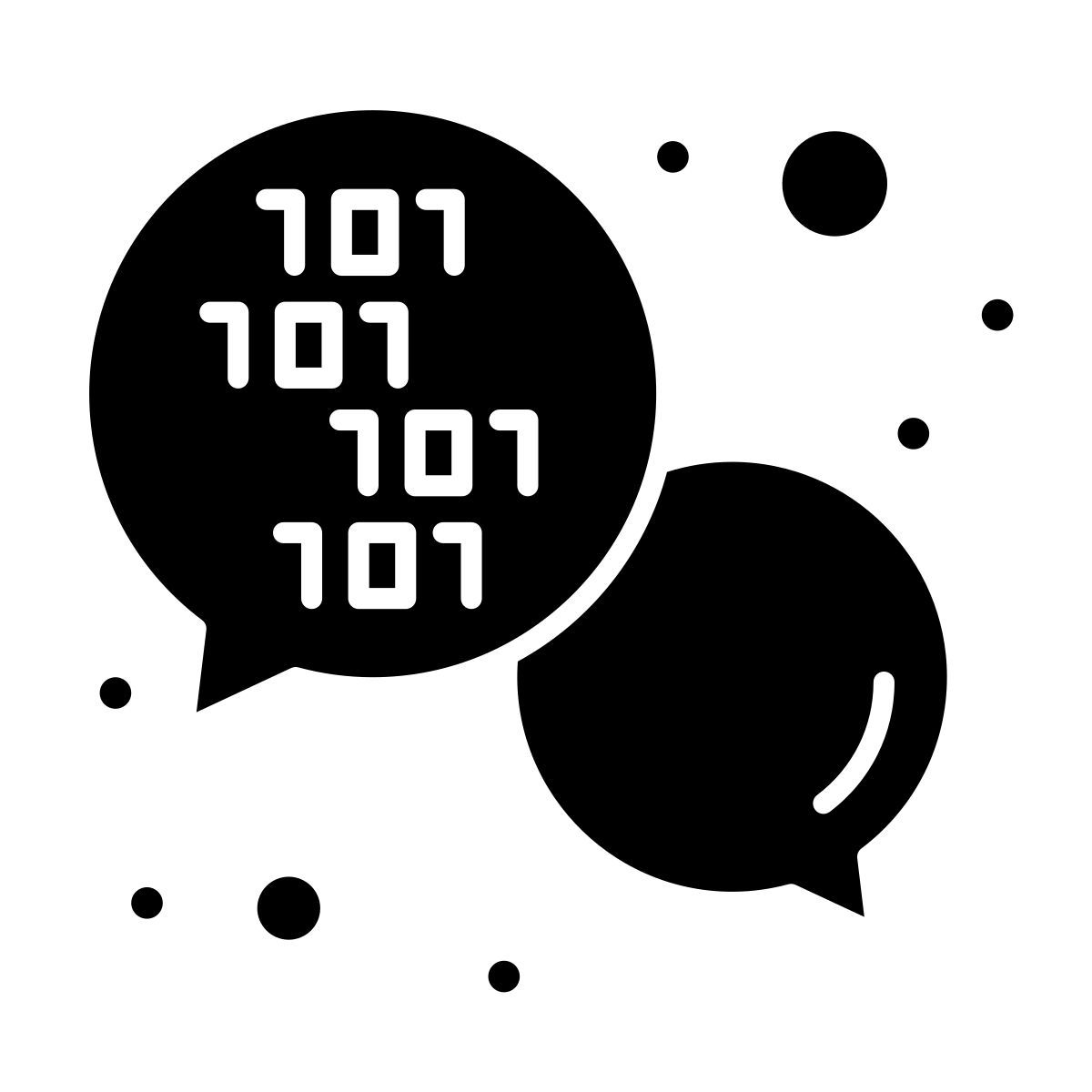 binary code icon