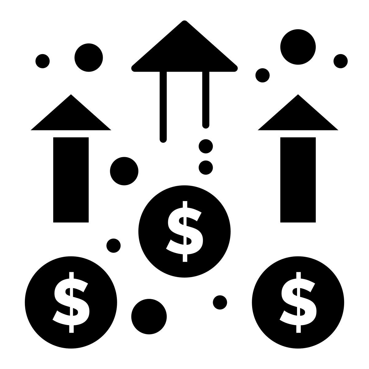 financial growth icon