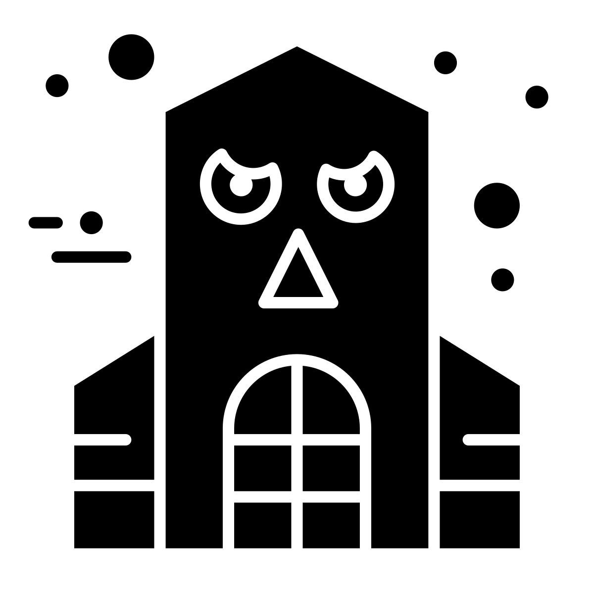 haunted house icon