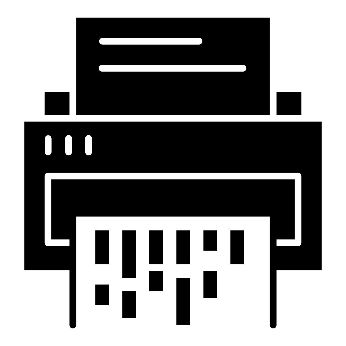 paper shredder icon