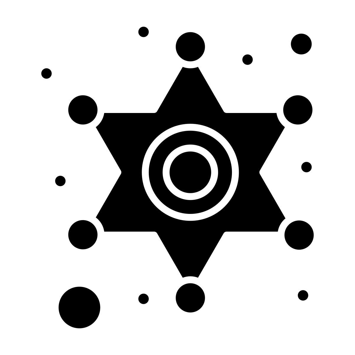 plaque de policier icon