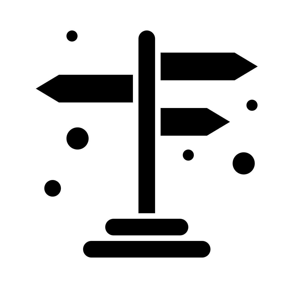 road sign icon