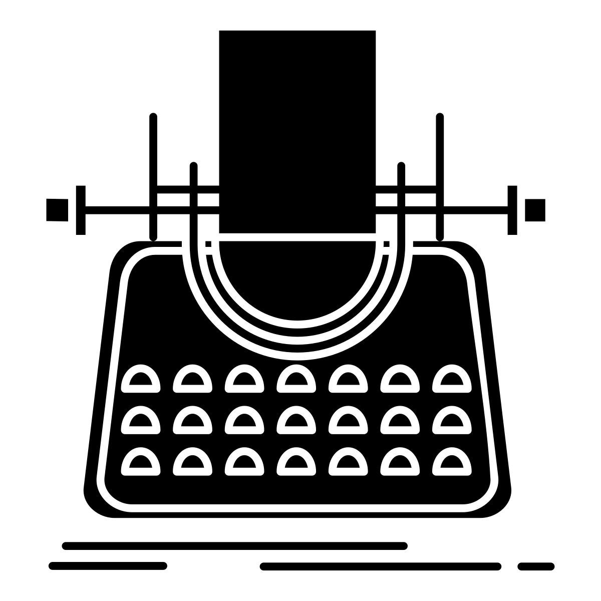 typewriter icon
