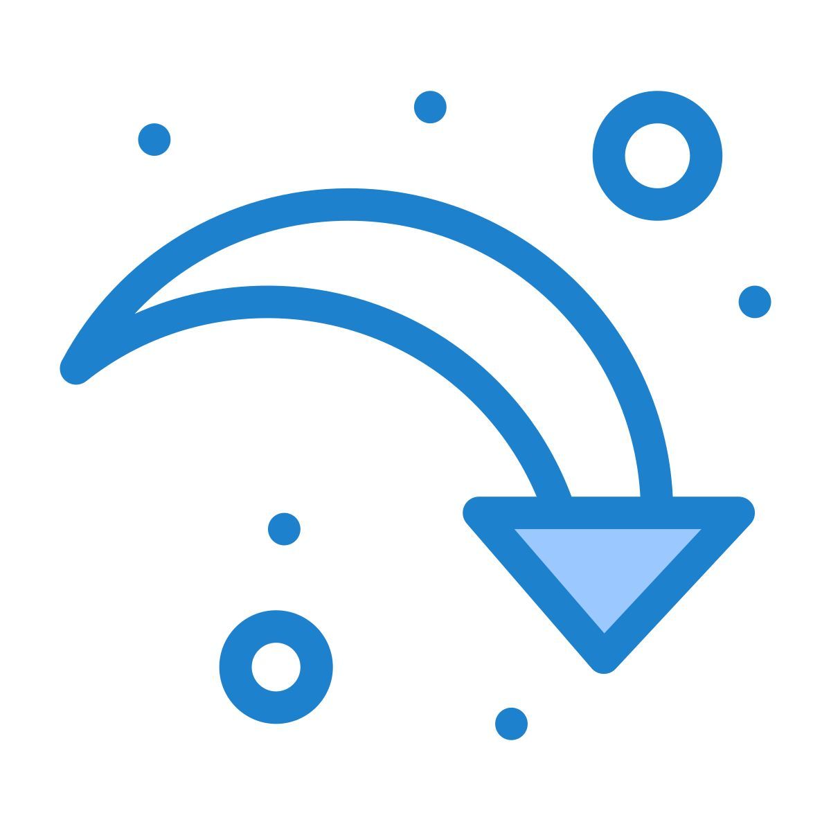 кнопка "стрелка вниз icon