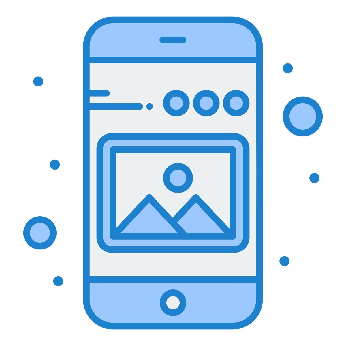 zwei smartphones icon