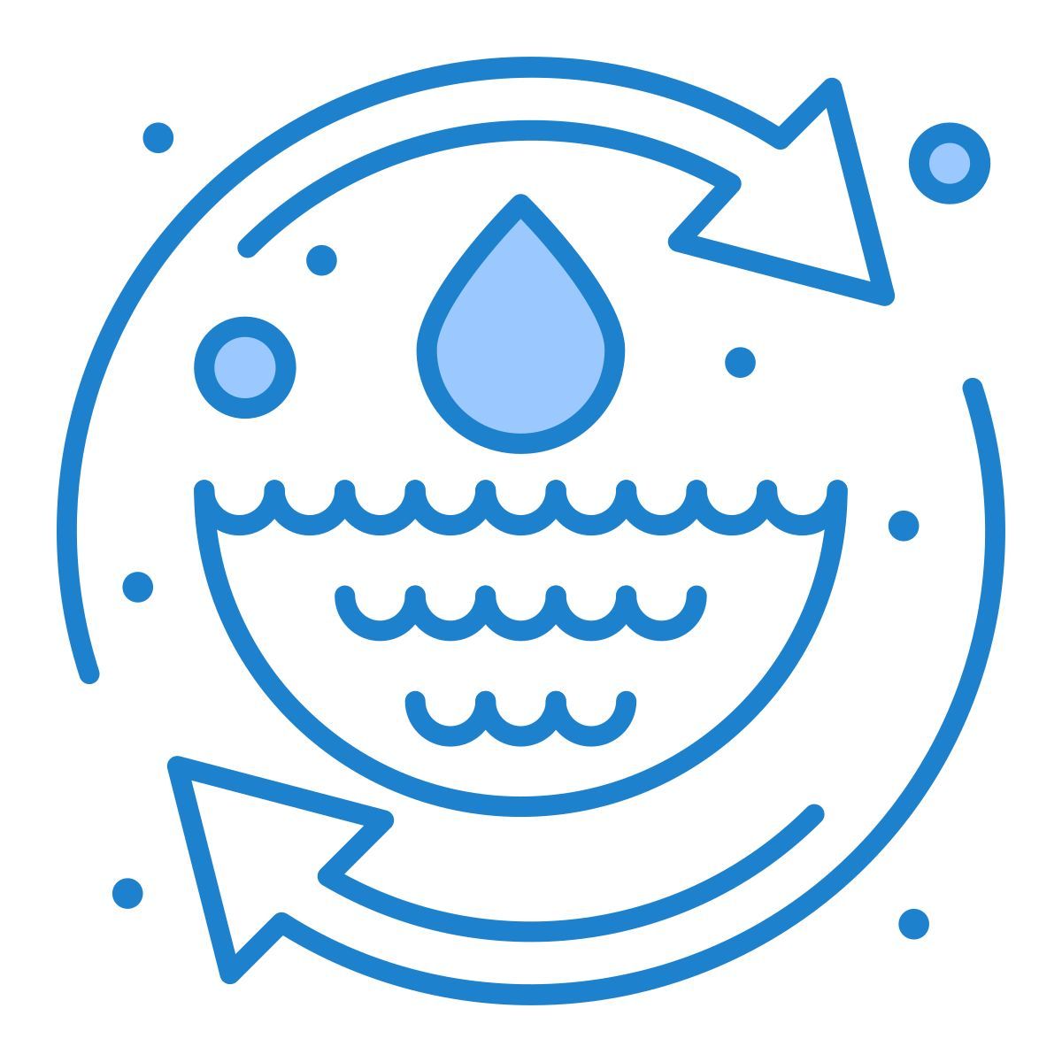 ahorrar agua icon
