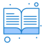 external book-stay-at-home-flatarticons-blue-flatarticons icon