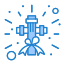 external christian-cross-easter-flatarticons-blue-flatarticons icon