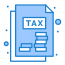 external document-taxes-flatarticons-blue-flatarticons icon