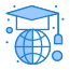 external education-high-school-flatarticons-blue-flatarticons icon