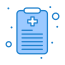 external health-report-coronavirus-covid19-flatarticons-blue-flatarticons icon