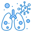 external infected-lungs-corona-virus-flatarticons-blue-flatarticons icon