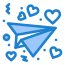 external love-letter-valentines-day-flatarticons-blue-flatarticons icon