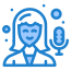 external recording-female-avatar-flatarticons-blue-flatarticons icon