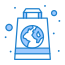 external recycled-bag-earth-day-flatarticons-blue-flatarticons icon