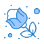 external rose-love-flatarticons-blue-flatarticons icon