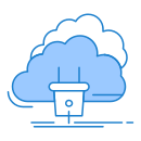external Cloud-Connection-3d-pring-and-communication-flatarticons-blue-flatarticons icon