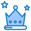 external Crown-achievements-and-badges-flatarticons-blue-flatarticons icon